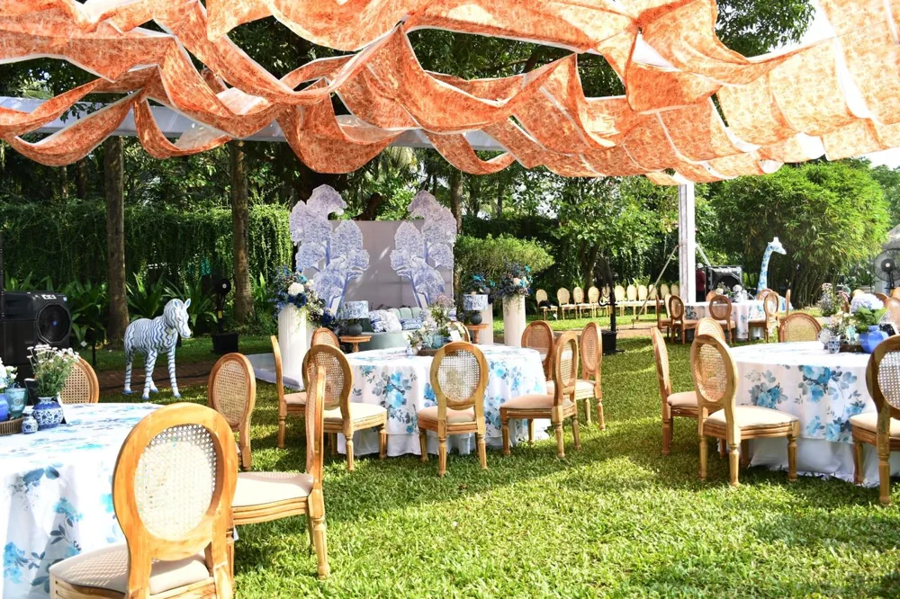 Garden brunch rust canopy — Panigrahana decor portfolio