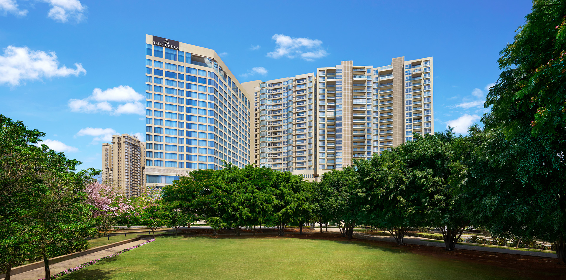 The Leela Bhartiya City Bengaluru hotel overlooking Central Park