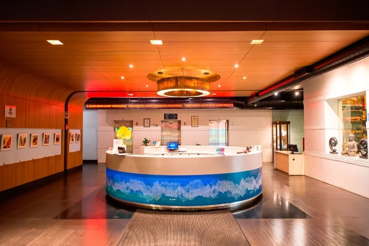 Lobby reception at Aloft Bengaluru Whitefield
