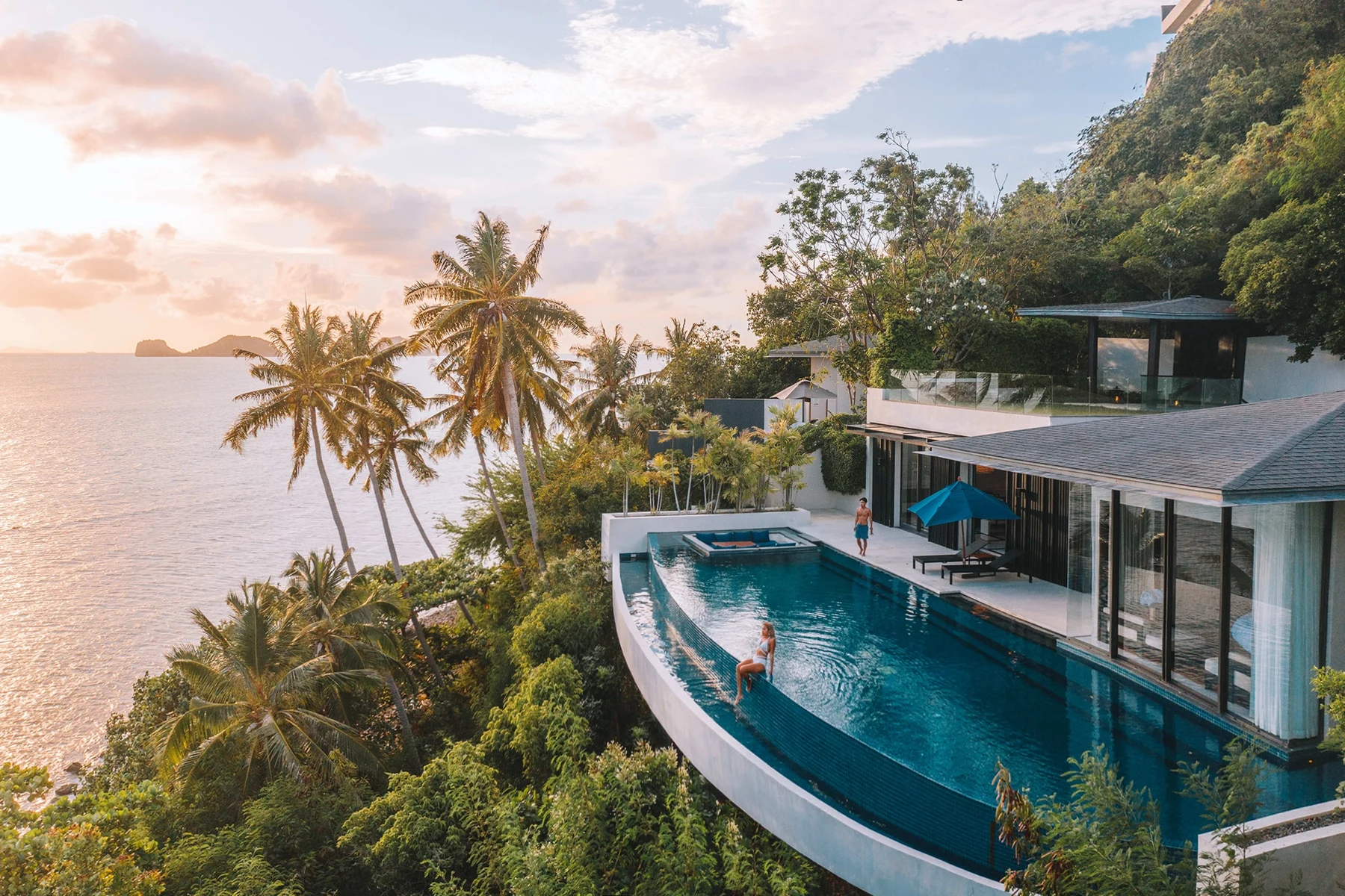 Conrad Koh Samui pool and sea view