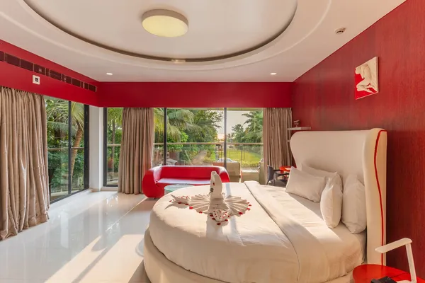 Suite interior at Fahrenheit Hotels and Resorts in Goa