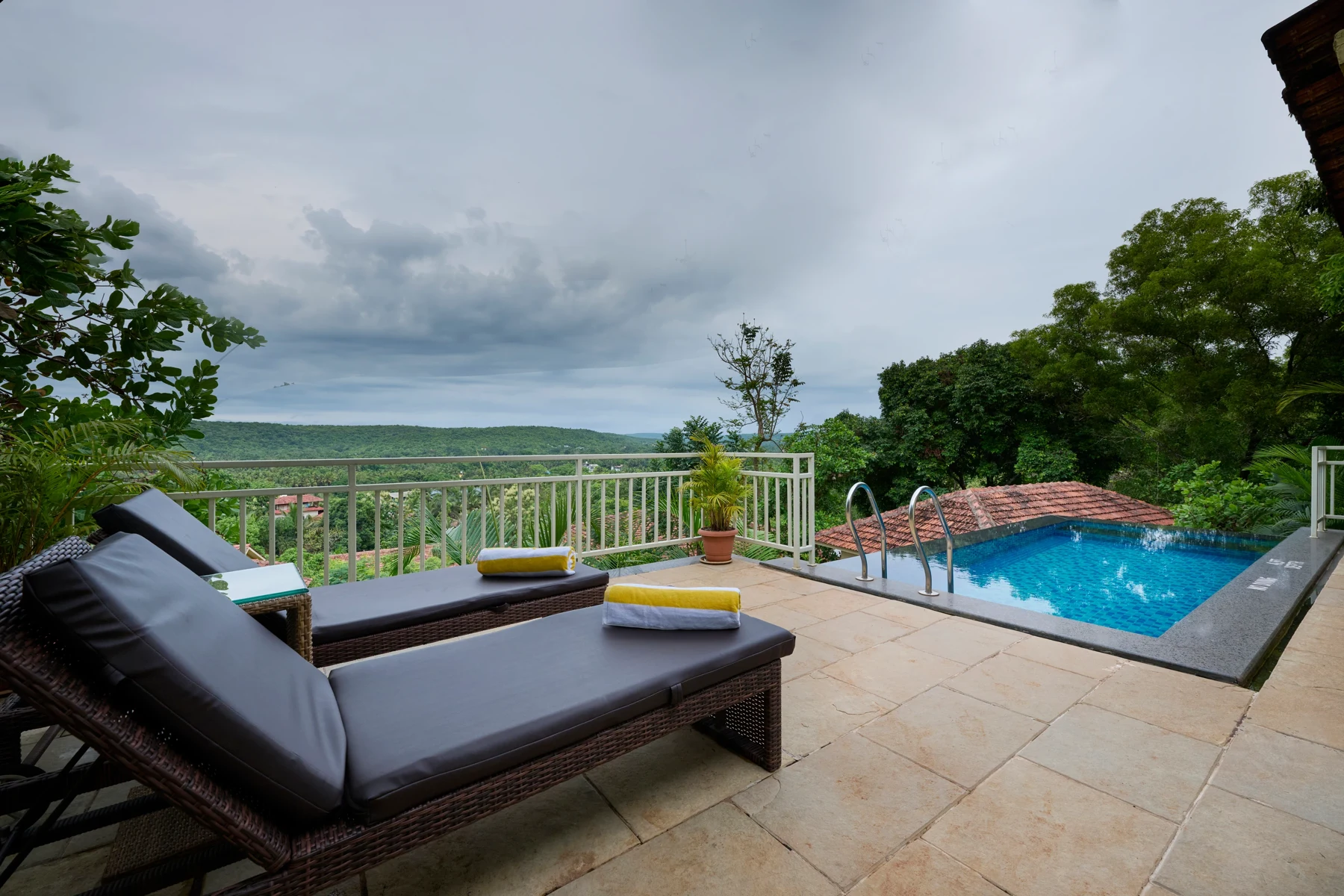 Presidential suite with infinity pool at Golden Tulip Goa Mandrem