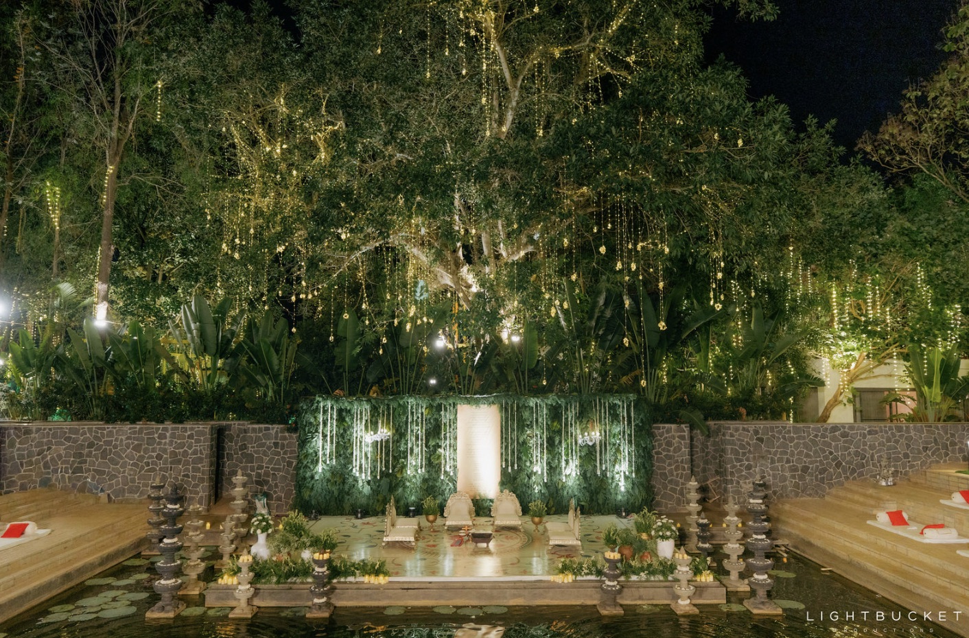 Vows Over the Water: Mahak & Abhishek at Nature Knots, Bangalore — Panigrahana Weddings
