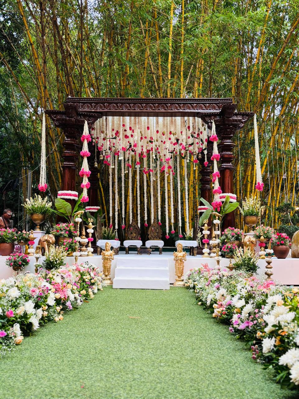 Two Indias, One Garden: Tanya & Lokeshwar's Fusion Wedding at MG Magnus, Bangalore — Panigrahana Weddings
